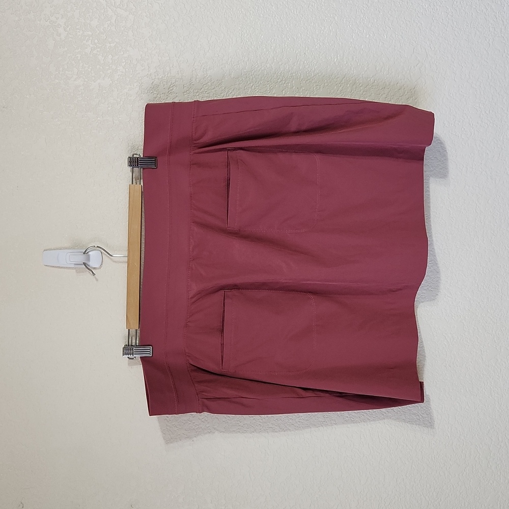 Athleta Brooklyn 16" Lightweight Pockets Elastic Waist Skort 22 Plus Red Clay - Picture 4 of 9